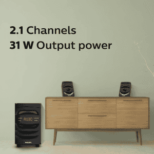 Philips Bluetooth Home Theatre | 31 W | 2.1 Channel | Black | MMS2625B