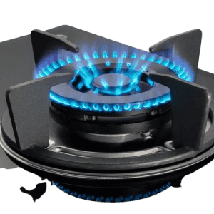 KAFF Tempered Glass Top | Automatic Electric Hob | 3 Burner | FBB 783 | Black