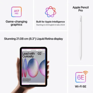 Apple iPad Mini | A17 PRO | 21.08 cm (8.3 inch) | 256GB | Wi-Fi | Blue | MXNC3HN/A
