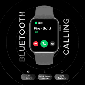 Fire-Boltt Visionary Bluetooth Calling Smartwatch | 1.78"Amoled Display | Dark Grey | BSW046