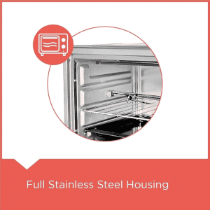 Black+Decker Oven Toaster Grill OTG | 1280W | 19L | Rotisserie | Convection Feature | BXT01901IN