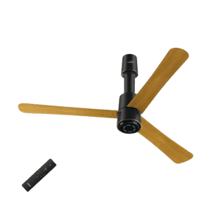 V-Guard INSIGHT-G Ceiling Fan | 1200 mm | BLDC Motor | Remote Control | Choco Gold Wood