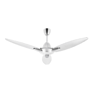 Usha Bloom Daffodil Goodbye Dust Ceiling Fan | 1250 mm | Sparkle White