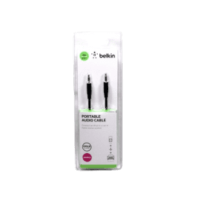 Belkin Portable Audio Cable | 2 m | Black | F3Y117QE2M