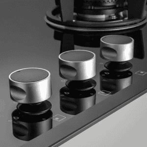 KAFF Tempered Glass Top | Automatic Electric Hob | 3 Burner | FBB 783 | Black