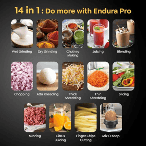 Prestige Endura Pro Multi Functional Mixer Grinder | 1000W