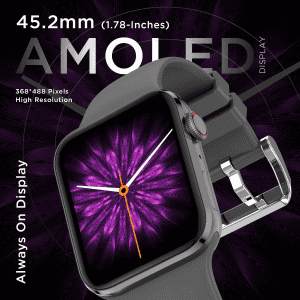 Fire-Boltt Visionary Bluetooth Calling Smartwatch | 1.78"Amoled Display | Dark Grey | BSW046