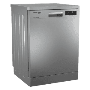 Voltas Beko | Free Standing 14 Place Settings Intensive Kadhai Cleaning | No Pre-rinse Required Dishwasher | DF14S2