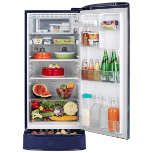 LG Direct Cool Single Door Refrigerator | 185 L | 3 Star | Blue Charm | GL D201ABCD
