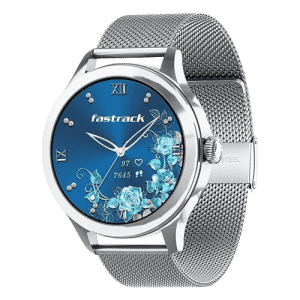 Fastrack Noir Pro BT Calling Women Smartwatch | Silver