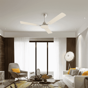 Polycab  Vital High Speed Ceiling Fan | 1200 mm | 3 Blade | Pearl Ivory