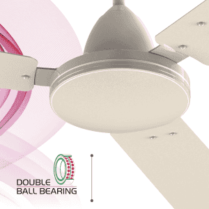 Polycab  Vital High Speed Ceiling Fan | 1200 mm | 3 Blade | Pearl Ivory