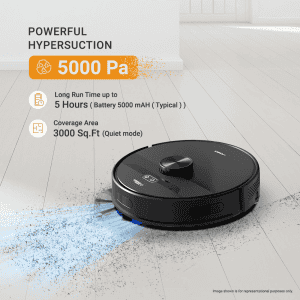 Eureka Forbes Smart Clean with Home Mapping Pro Vacuum Cleaner | Black