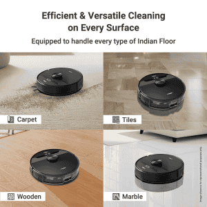 Eureka Forbes Smart Clean with Home Mapping Pro Vacuum Cleaner | Black