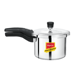 Impex Norma Smart D3 Pressure Cooker | 2.5L | Dripless Aluminium with Smart Spillage Control | Silver