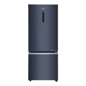 Haier Bottom Mounted Frost Free Refrigerator | 355 L | 3 Star | Graphite Black | HRB-4053BGK-P