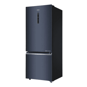 Haier Bottom Mounted Frost Free Refrigerator | 355 L | 3 Star | Graphite Black | HRB-4053BGK-P