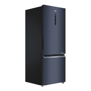 Haier Bottom Mounted Frost Free Refrigerator | 355 L | 3 Star | Graphite Black | HRB-4053BGK-P