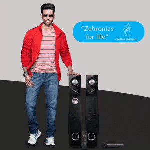 ZEBRONICS Bluetooth Tower Speaker | 2 MIC | BT 9500 RUCF