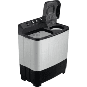 Samsung Semi Automatic Top Load Washing Machine | 8 kg | 5 Star | Black Grey | WT80C4200GG TL