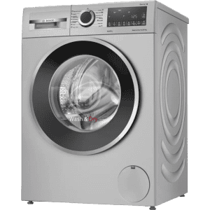 BOSCH Series 6 Fully Automatic Front Load Washer Dryer | 10.5/6 kg | 5 Star | Silver | WNA264U9IN