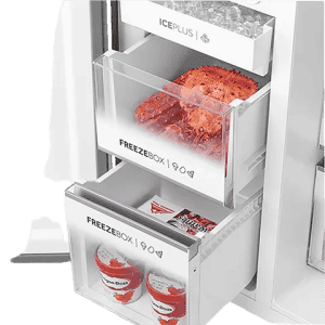 Haier Side By Side Frost Free Refrigerator | 602 L | Stabilizer Free Operation | WiFi Enabled | 3 star | HRS 682SSU1