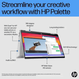 HP Pavilion x360 | Intel Core i5 13th Gen 1335U | 16 GB | 1 TB SSD | 14 Inch | Silver |  14-ek1010TU