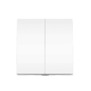 Tp-Link Tapo S220 Smart Light Switch | 2 Gang 1 Way | remote And Voice Control | White