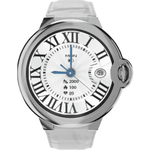 Fire-Boltt Topaz Round Luxury Smartwatch |1.3 Inch | White