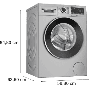 Bosch Fully Automatic Front Load Washing Machine | 8 kg | Silver | WGA2341SIN