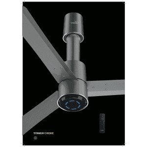 V-Guard INSIGHT-G Ceiling Fan | 1200 mm | BLDC Motor | Remote Control | Alps Blue
