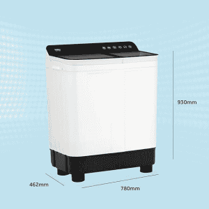 Haier Semi Automatic Top Load Washing Machine | 7 Kg | White | HTW70 178BKN