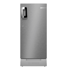 Bosch Direct Cool Single Door Refrigerator | 207L | Base Stand with Drawer | Fine Steel | CST20S25PI