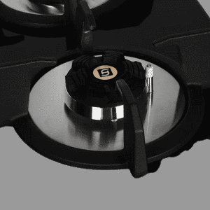 Faber Maxus HT603 CRS BR CI AI Glass Automatic Hob | 3 Burners | Black
