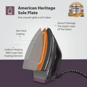 Havells Blaze Heavy Weight Dry Iron | 1250 W | Black