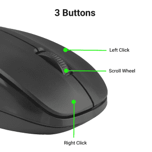 Zebronics Zeb Companion Wireless Keyboard and Mouse Combo | USB 107 |  Nano Receiver | Black