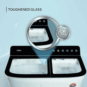 Haier Semi Automatic Top Load Washing Machine | 7 Kg | White | HTW70 178BKN