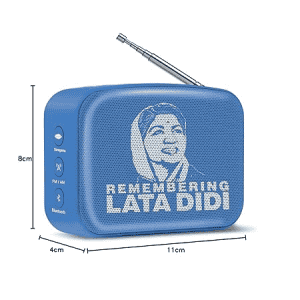 Saregama Carvaan Mini Hindi Portable Bluetooth Speaker | 2.0 Channel | Regal Blue | SCM04