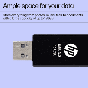 HP USB 3.2 Flash Drive | 128GB | 712w | Black