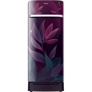 Samsung Direct Cool Single Door Refrigerator | 215 L | Base Stand Drawer | Paradise Bloom Purple | RR23D2H259R/HL