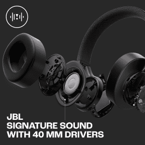 JBL Live 770NC Headphones | True Adaptive Noise Cancellation Wireless Over Ear | Spatial Sound | Black