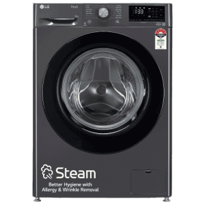 LG Fully Automatic Front Loading Washing Machine | 9 Kg | Middle Black | FHV1409Z2M ABMQEIL