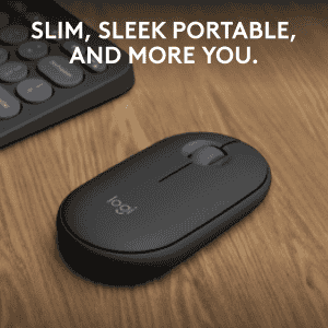 Logitech Pebble Bluetooth Wireless Mouse 2 | Tonal Graphite | M350s