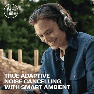 JBL Live 770NC Headphones | True Adaptive Noise Cancellation Wireless Over Ear | Spatial Sound | Black
