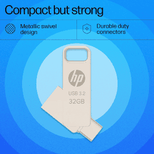 HP USB 3.2 OTG Flash Drive | 32GB | 886C | Gold