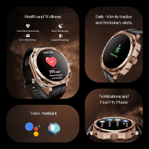 boAt Enigma Z20 Amoled Smartwatch with Bluetooth Calling | Jet Black
