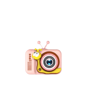 Children Fun Unicorn Camera | New Best Snail 4X Zoom 2.0 Inch IPS 12MP | Peach