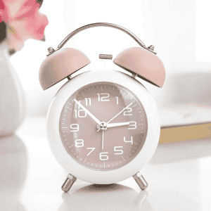 Quartz F18 Alarm Clock | Peach