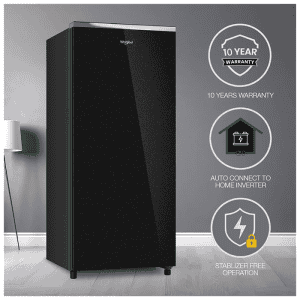 Whirlpool Direct Cool Single Door | 192 L | 3 Star | Crystal Black | 215 IMPRO GD PRM | 73304