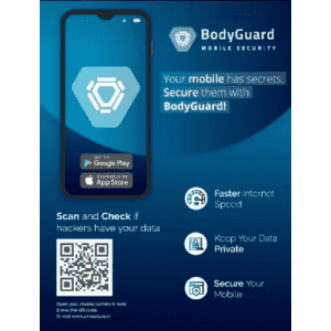 BodyGuard Mobile Security Software VIP | Antivirus | 1 user